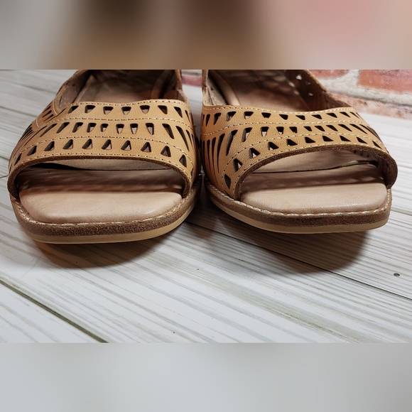 Jeffrey Campbell wedge-heeled open-toed women's shoes size 9 - Picture 6 of 13